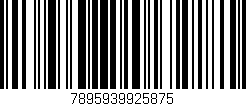 Código de barras (EAN, GTIN, SKU, ISBN): '7895939925875'