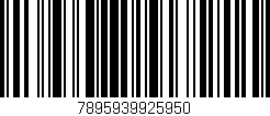 Código de barras (EAN, GTIN, SKU, ISBN): '7895939925950'