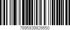 Código de barras (EAN, GTIN, SKU, ISBN): '7895939926650'