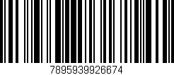 Código de barras (EAN, GTIN, SKU, ISBN): '7895939926674'