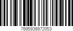 Código de barras (EAN, GTIN, SKU, ISBN): '7895939972053'