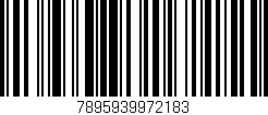 Código de barras (EAN, GTIN, SKU, ISBN): '7895939972183'