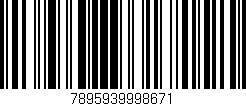 Código de barras (EAN, GTIN, SKU, ISBN): '7895939998671'