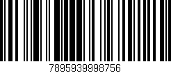 Código de barras (EAN, GTIN, SKU, ISBN): '7895939998756'