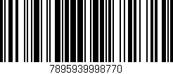 Código de barras (EAN, GTIN, SKU, ISBN): '7895939998770'