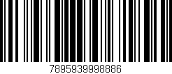 Código de barras (EAN, GTIN, SKU, ISBN): '7895939998886'