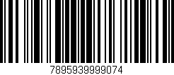 Código de barras (EAN, GTIN, SKU, ISBN): '7895939999074'