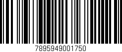 Código de barras (EAN, GTIN, SKU, ISBN): '7895949001750'