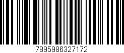 Código de barras (EAN, GTIN, SKU, ISBN): '7895986327172'
