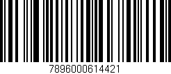 Código de barras (EAN, GTIN, SKU, ISBN): '7896000614421'