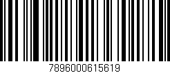 Código de barras (EAN, GTIN, SKU, ISBN): '7896000615619'
