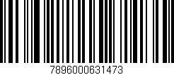 Código de barras (EAN, GTIN, SKU, ISBN): '7896000631473'