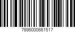 Código de barras (EAN, GTIN, SKU, ISBN): '7896000661517'
