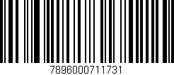 Código de barras (EAN, GTIN, SKU, ISBN): '7896000711731'