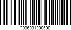 Código de barras (EAN, GTIN, SKU, ISBN): '7896001000698'