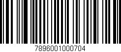 Código de barras (EAN, GTIN, SKU, ISBN): '7896001000704'
