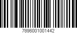 Código de barras (EAN, GTIN, SKU, ISBN): '7896001001442'