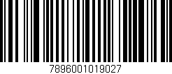 Código de barras (EAN, GTIN, SKU, ISBN): '7896001019027'