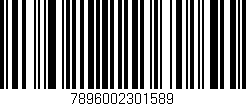 Código de barras (EAN, GTIN, SKU, ISBN): '7896002301589'