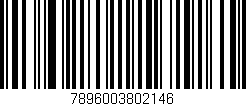 Código de barras (EAN, GTIN, SKU, ISBN): '7896003802146'