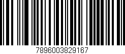 Código de barras (EAN, GTIN, SKU, ISBN): '7896003829167'