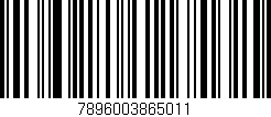 Código de barras (EAN, GTIN, SKU, ISBN): '7896003865011'