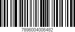 Código de barras (EAN, GTIN, SKU, ISBN): '7896004006482'