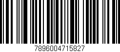 Código de barras (EAN, GTIN, SKU, ISBN): '7896004715827'
