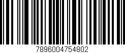 Código de barras (EAN, GTIN, SKU, ISBN): '7896004754802'