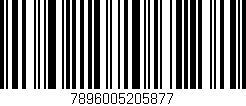 Código de barras (EAN, GTIN, SKU, ISBN): '7896005205877'