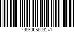Código de barras (EAN, GTIN, SKU, ISBN): '7896005806241'