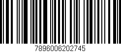 Código de barras (EAN, GTIN, SKU, ISBN): '7896006202745'
