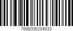 Código de barras (EAN, GTIN, SKU, ISBN): '7896006204633'