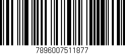 Código de barras (EAN, GTIN, SKU, ISBN): '7896007511877'