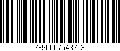 Código de barras (EAN, GTIN, SKU, ISBN): '7896007543793'