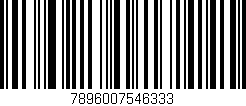 Código de barras (EAN, GTIN, SKU, ISBN): '7896007546333'
