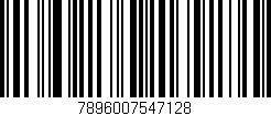 Código de barras (EAN, GTIN, SKU, ISBN): '7896007547128'