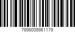 Código de barras (EAN, GTIN, SKU, ISBN): '7896008861179'