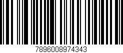 Código de barras (EAN, GTIN, SKU, ISBN): '7896008974343'