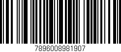 Código de barras (EAN, GTIN, SKU, ISBN): '7896008981907'