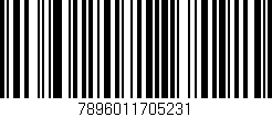 Código de barras (EAN, GTIN, SKU, ISBN): '7896011705231'
