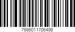 Código de barras (EAN, GTIN, SKU, ISBN): '7896011706498'