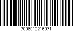 Código de barras (EAN, GTIN, SKU, ISBN): '7896012216071'