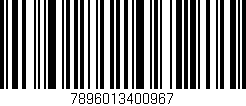 Código de barras (EAN, GTIN, SKU, ISBN): '7896013400967'