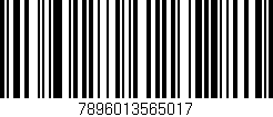 Código de barras (EAN, GTIN, SKU, ISBN): '7896013565017'