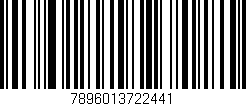 Código de barras (EAN, GTIN, SKU, ISBN): '7896013722441'