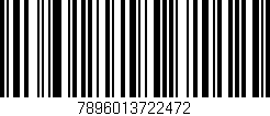 Código de barras (EAN, GTIN, SKU, ISBN): '7896013722472'
