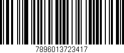 Código de barras (EAN, GTIN, SKU, ISBN): '7896013723417'