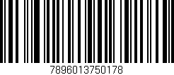Código de barras (EAN, GTIN, SKU, ISBN): '7896013750178'