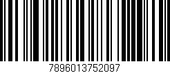 Código de barras (EAN, GTIN, SKU, ISBN): '7896013752097'